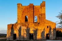 San Galgano - la facciata